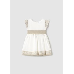 (30452) VESTIDO COMBINADO LINO